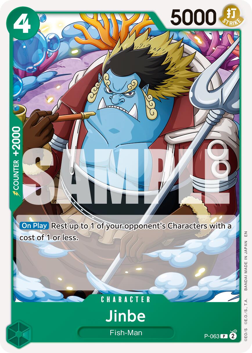 Jinbe - P-063 (Reprint) - P-063 - (Premium Booster -The Best- Vol. 2)