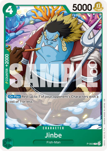 Jinbe - P-063 (Reprint) - P-063 - (Premium Booster -The Best- Vol. 2)