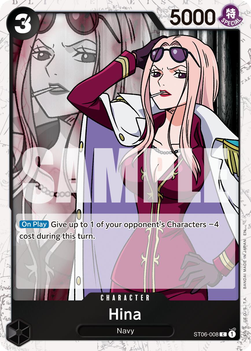 Hina (Pirate Foil) - ST06-008 - (Premium Booster -The Best- Vol. 2)