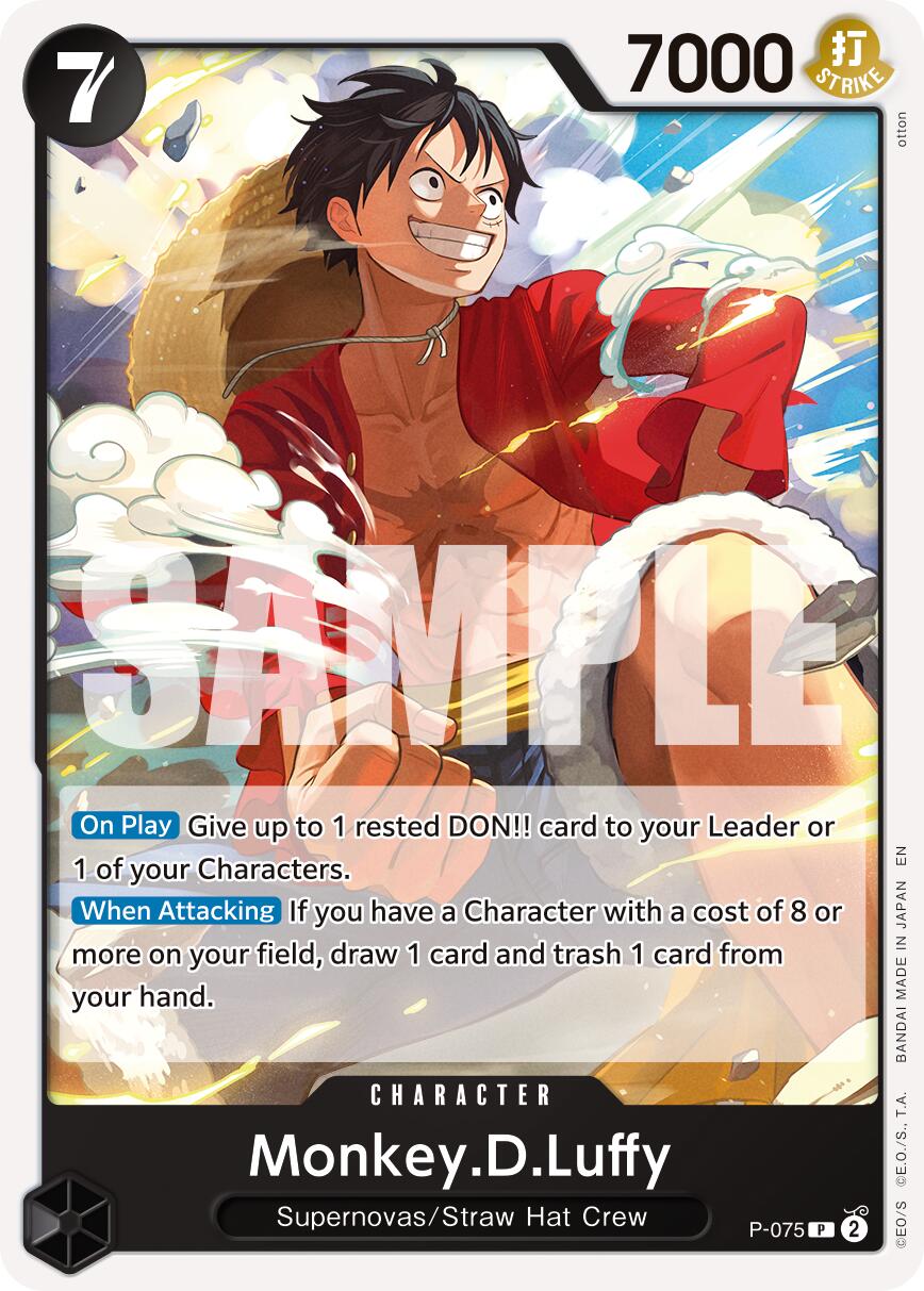Monkey.D.Luffy - P-075 (Reprint) - P-075