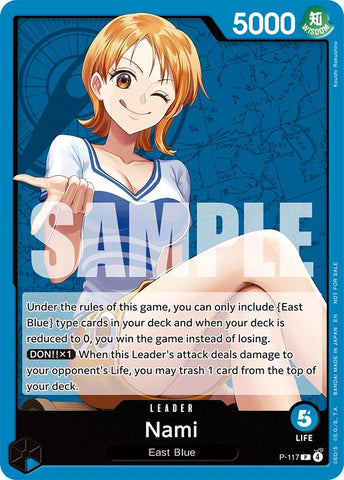 Nami - P-117 - P-117 - (One Piece Promotion Cards)