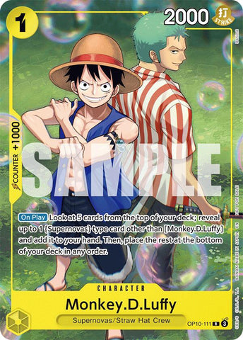 Monkey.D.Luffy (Learn Together Deck Set - Set Sail Event) - OP10-111