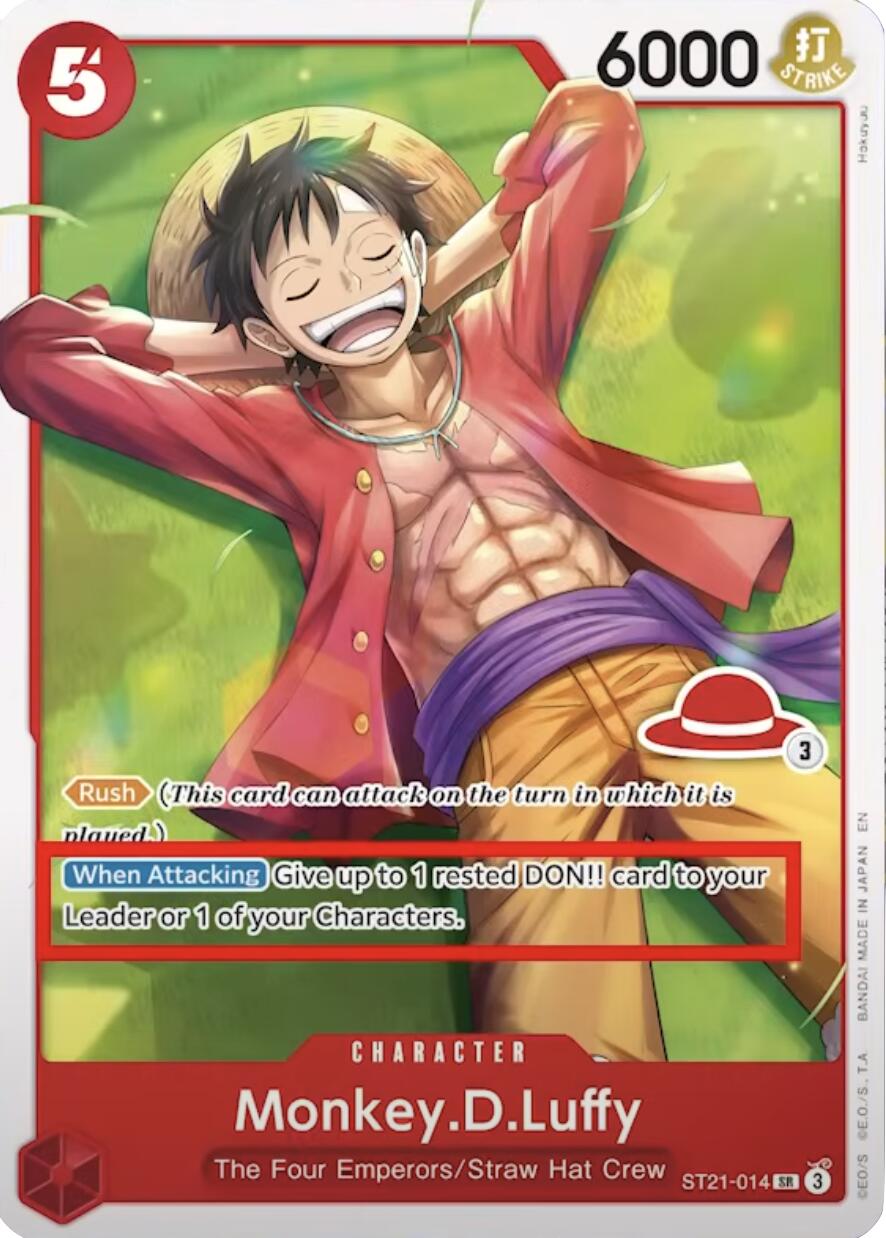 Monkey.D.Luffy - ST21-014 (Luffy Deck) - ST21-014