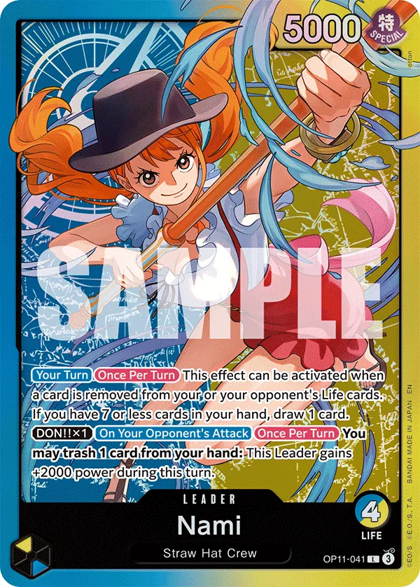 Nami - OP11-041 (Nami Deck) - OP11-041