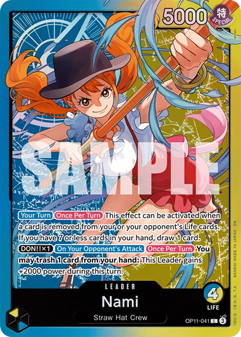 Nami - OP11-041 (Nami Deck) - OP11-041