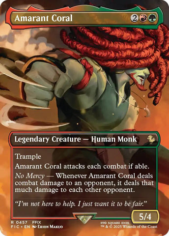 Amarant Coral (Borderless) - 457 - (Commander: FINAL FANTASY)