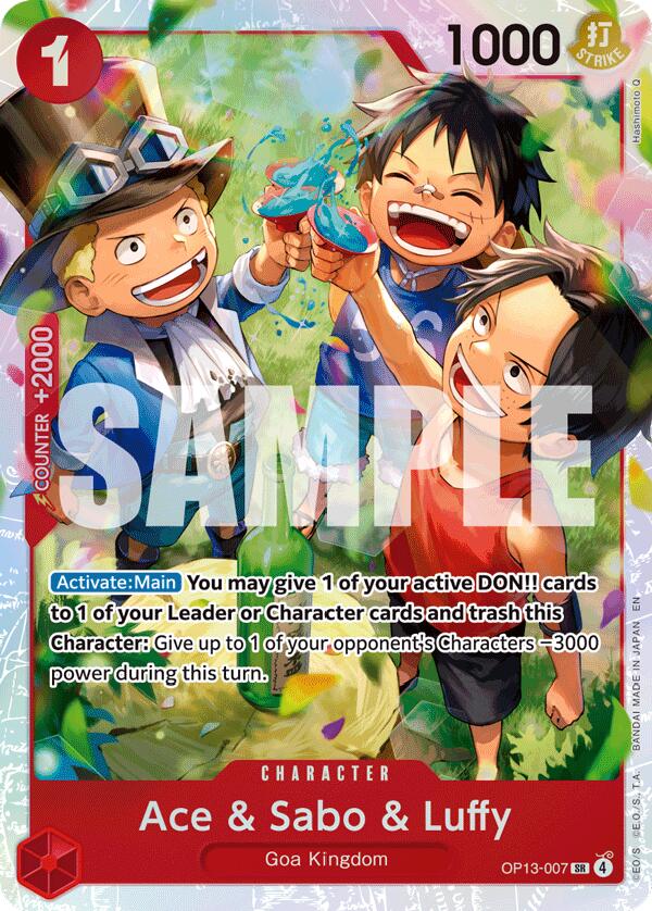 Ace & Sabo & Luffy - OP13-007