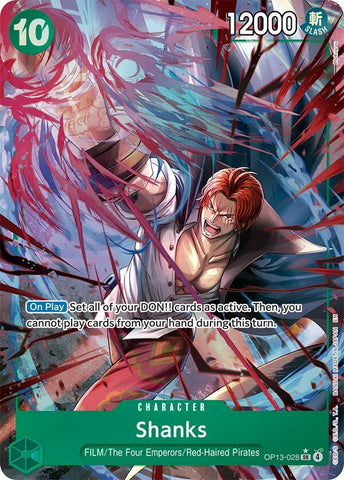 Shanks (028) (Alternate Art) - OP13-028