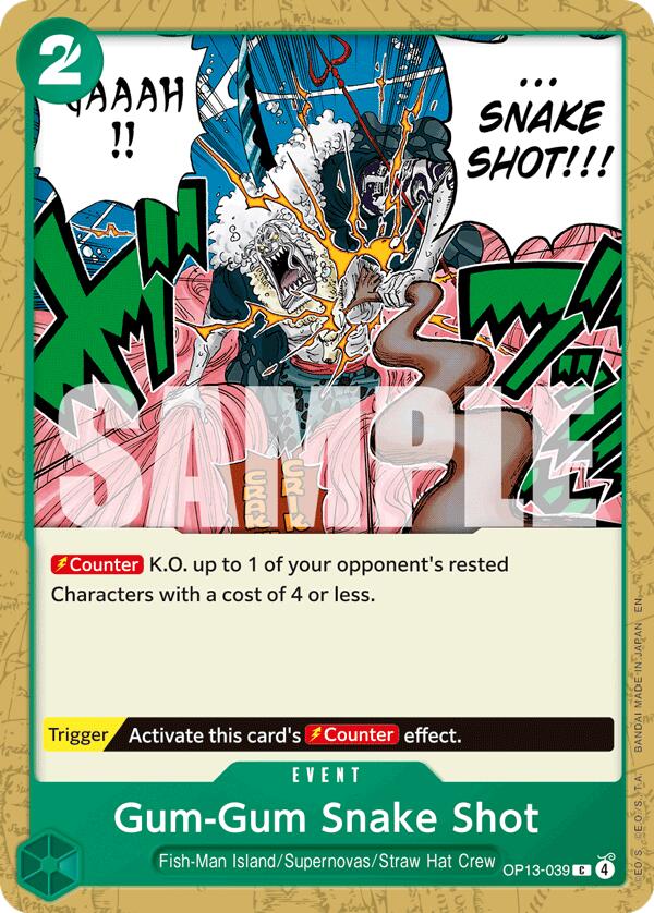 Gum-Gum Snake Shot - OP13-039