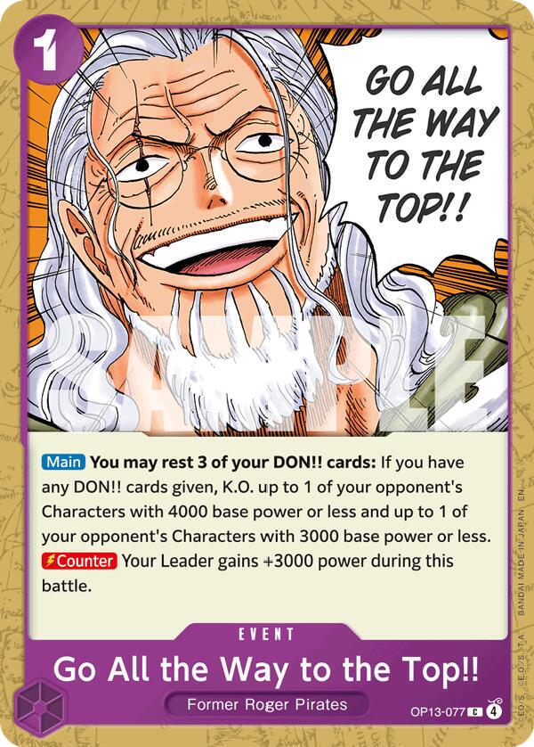 Go All the Way to the Top!! - OP13-077