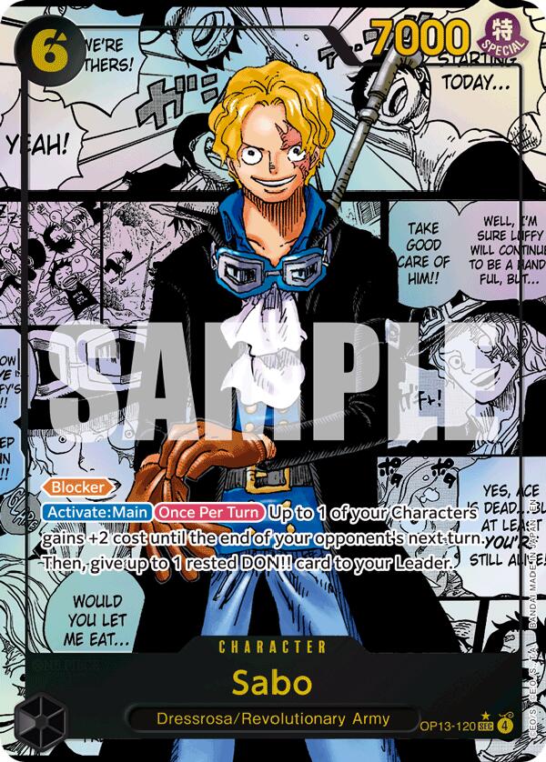 Sabo (120) (Super Alternate Art) - OP13-120