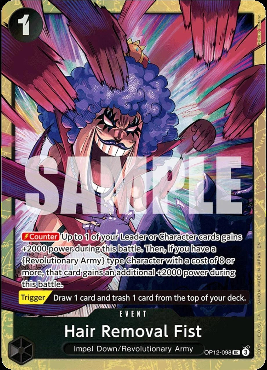 Hair Removal Fist (Premium Card Collection -Best Selection Vol. 5-) - OP12-098