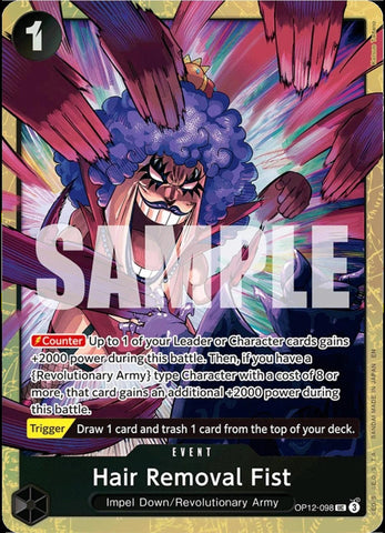 Hair Removal Fist (Premium Card Collection -Best Selection Vol. 5-) - OP12-098
