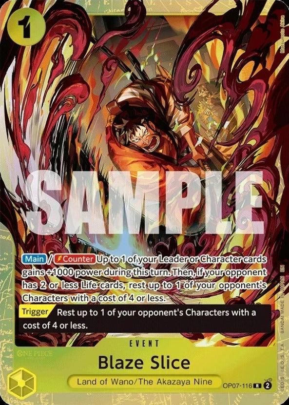 Blaze Slice (Premium Card Collection -Best Selection Vol. 5-) - OP07-116