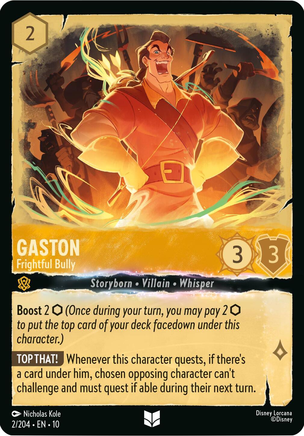 Gaston - Frightful Bully - 2/204