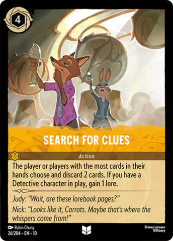 Search For Clues - 26/204