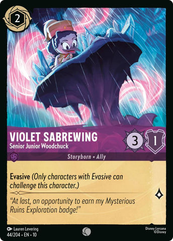 Violet Sabrewing - Senior Junior Woodchuck - 44/204