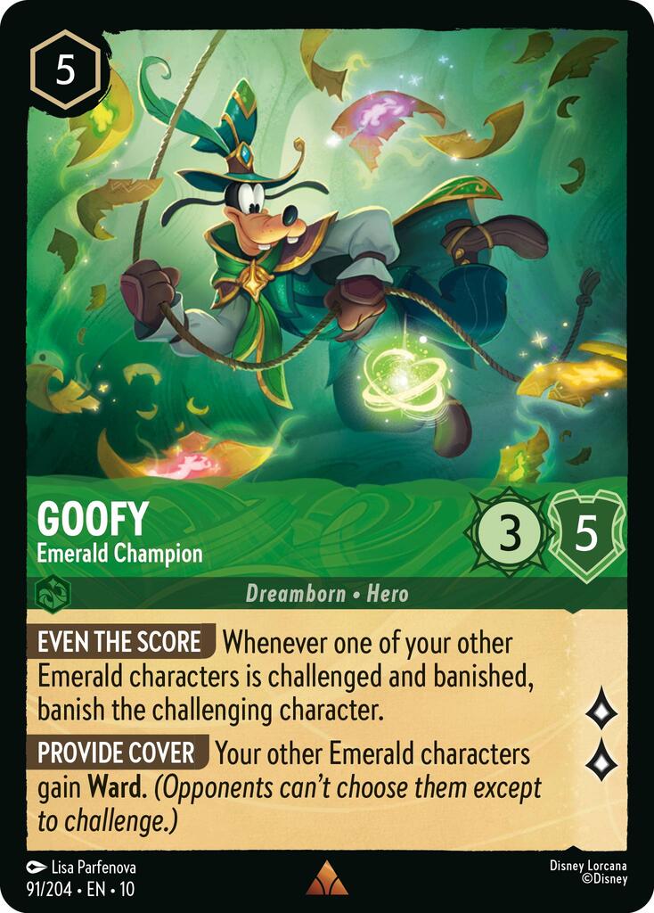 Goofy - Emerald Champion - 91/204
