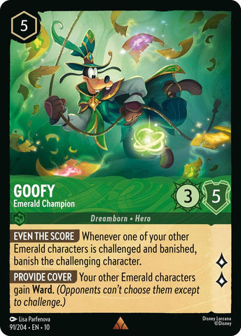 Goofy - Emerald Champion - 91/204