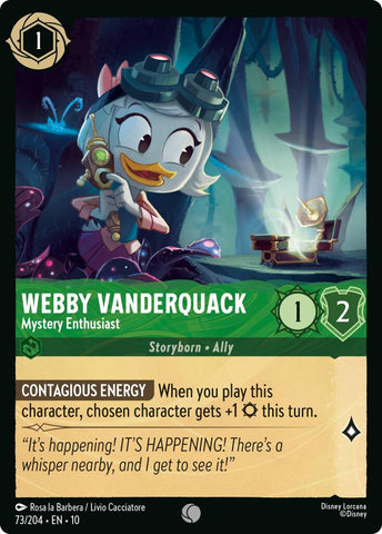 Webby Vanderquack - Mystery Enthusiast - 73/204