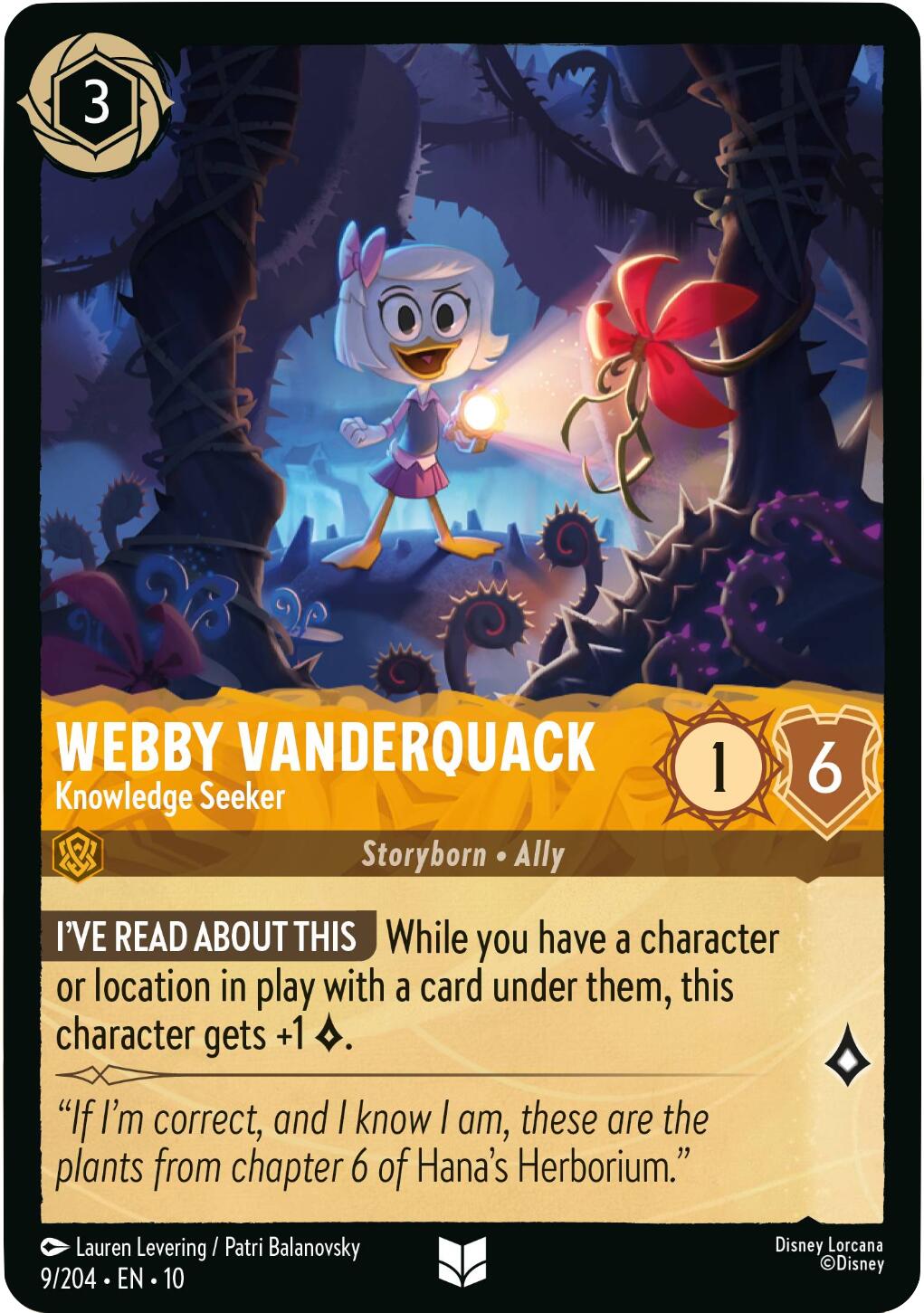 Webby Vanderquack - Knowledge Seeker - 9/204