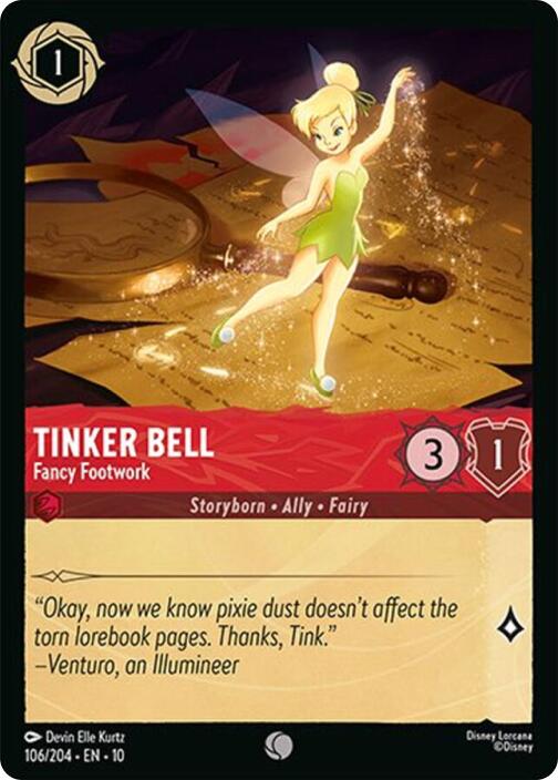 Tinker Bell - Fancy Footwork - 106/204 - (Whispers in the Well)