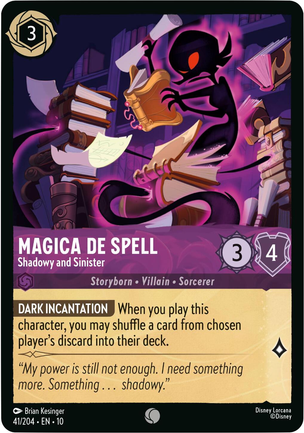 Magica De Spell - Shadowy and Sinister - 41/204