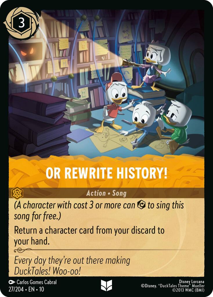 Or Rewrite History! - 27/204