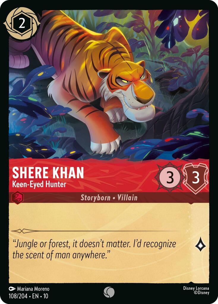 Shere Khan - Keen-Eyed Hunter - 108/204