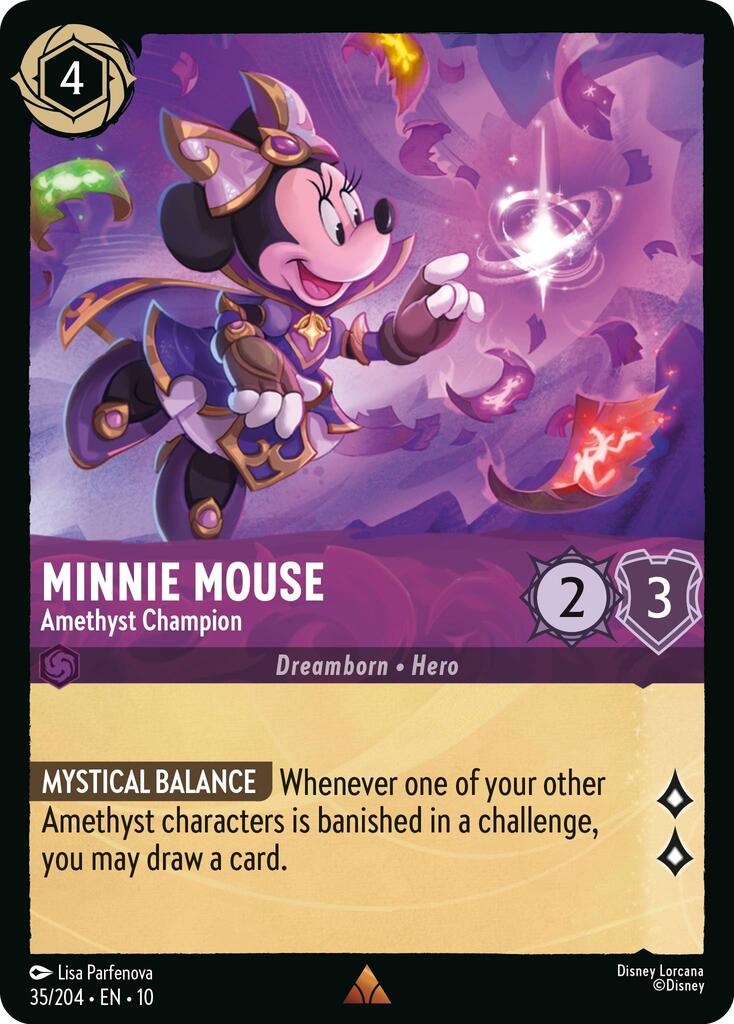 Minnie Mouse - Amethyst Champion - 35/204