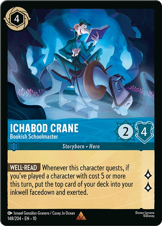 Ichabod Crane - Bookish Schoolmaster - 148/204
