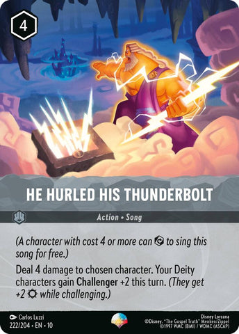 He Hurled His Thunderbolt (Epic) - 222/204 - (Whispers in the Well)