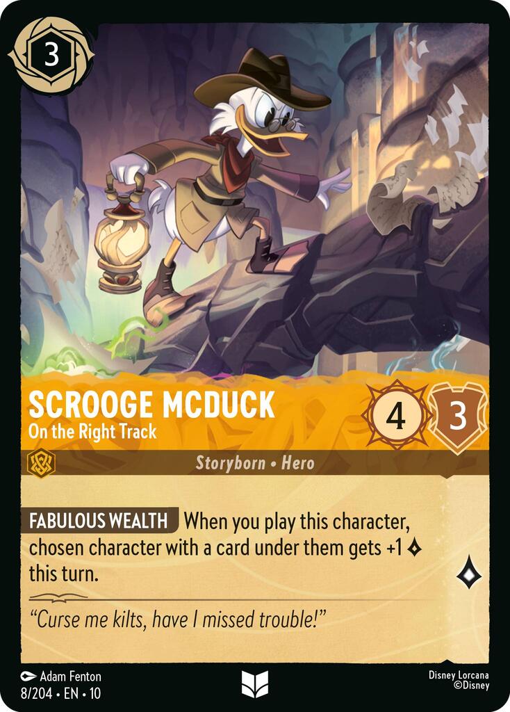 Scrooge McDuck - On the Right Track - 8/204