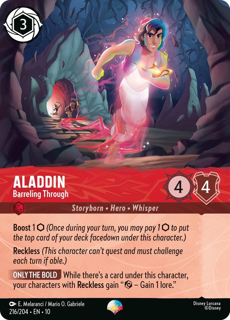 Aladdin - Barreling Through (Epic) - 216/204