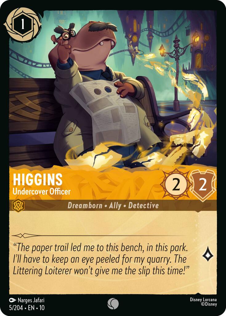 Higgins - Undercover Officer - 5/204