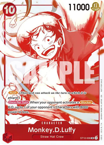 Monkey.D.Luffy - ST10-006 (3rd Anniversary Treasure Campaign Pack) - ST10-006