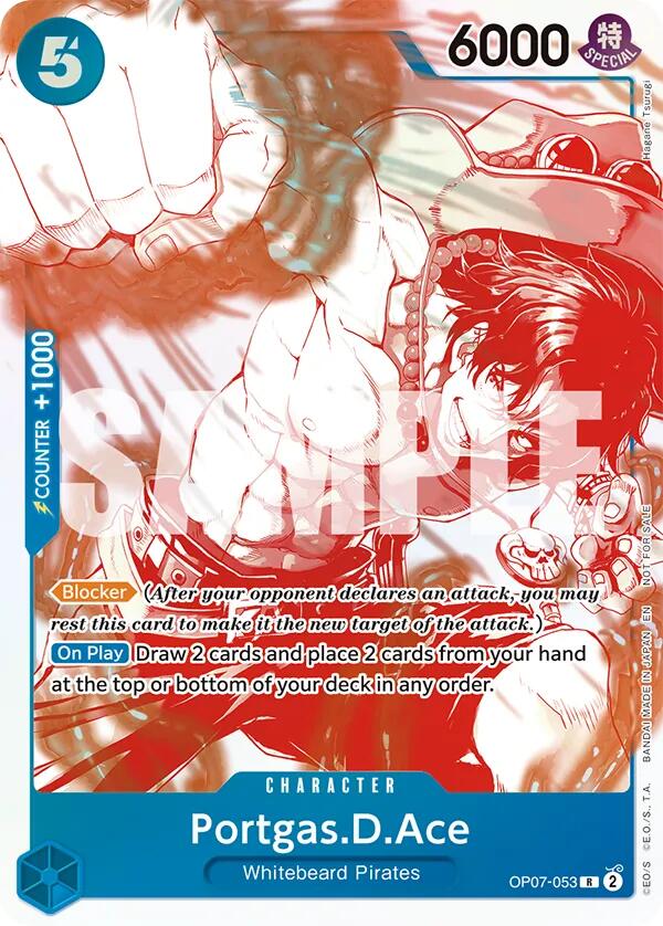 Portgas.D.Ace - OP07-053 (3rd Anniversary Treasure Campaign Pack) - OP07-053 - (One Piece Promotion Cards)
