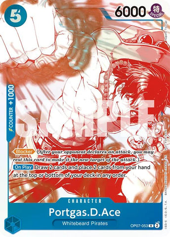 Portgas.D.Ace - OP07-053 (3rd Anniversary Treasure Campaign Pack) - OP07-053 - (One Piece Promotion Cards)