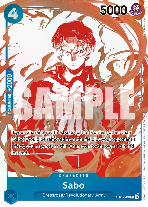 Sabo - OP10-049 (3rd Anniversary Treasure Campaign Pack) - OP10-049 - (One Piece Promotion Cards)