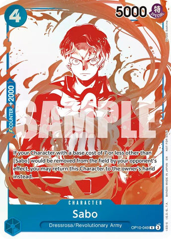 Sabo - OP10-049 (3rd Anniversary Treasure Campaign Pack) - OP10-049 - (One Piece Promotion Cards)