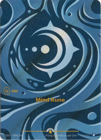 Riftbound Organized Play Promotional Cards - Mind Rune 089b/298