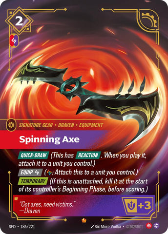 Spiritforged - Spinning Axe 186/221