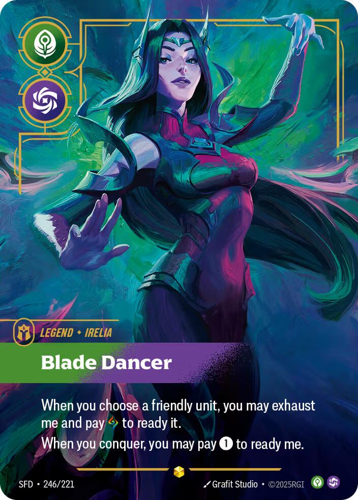 Spiritforged - Irelia - Blade Dancer (Overnumbered) 246/221