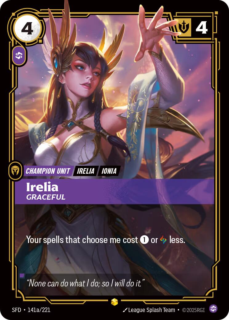 Irelia - Graceful (Alternate Art) [SFD - 141a/221]
