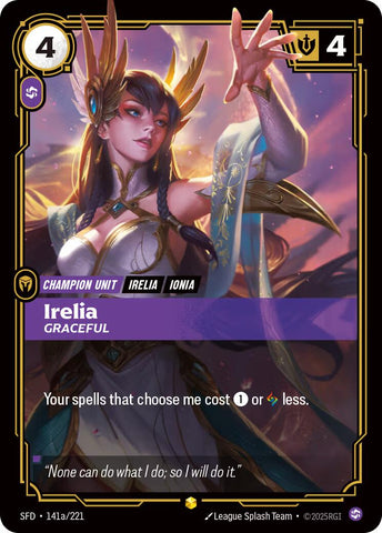 Irelia - Graceful (Alternate Art) [SFD - 141a/221]
