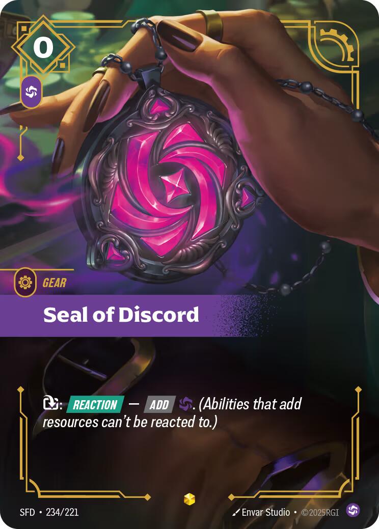 Spiritforged - Seal of Discord (Overnumbered) 234/221