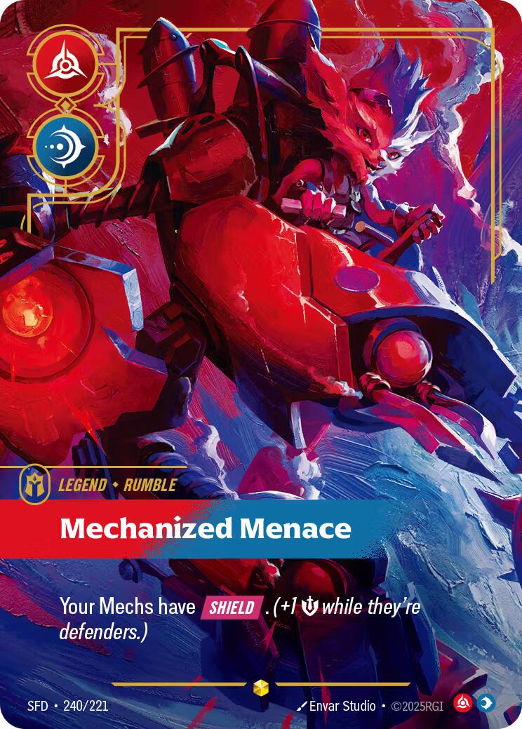 Spiritforged - Rumble - Mechanized Menace (Overnumbered) 240/221