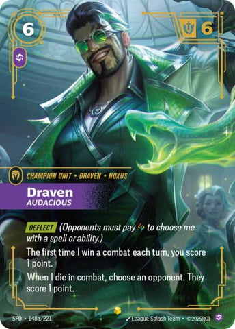 Spiritforged - Draven - Audacious (Alternate Art) 148a/221
