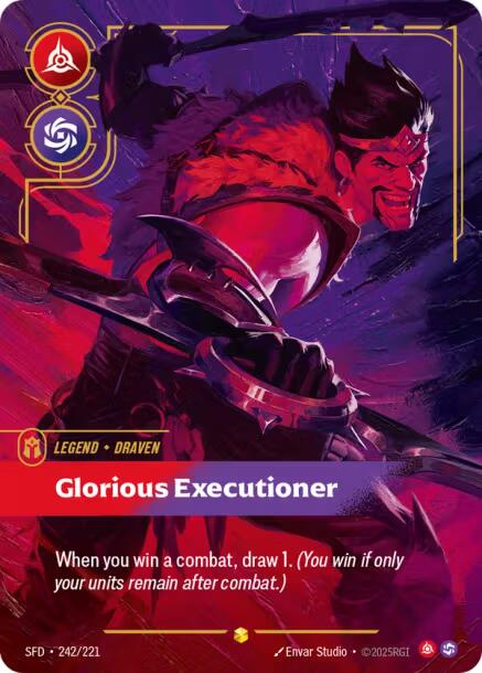 Spiritforged - Draven - Glorious Executioner (Overnumbered) 242/221