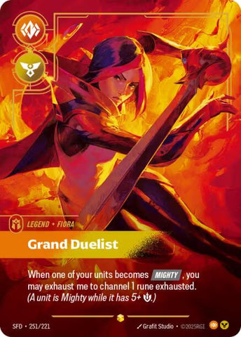 Spiritforged - Fiora, Grand Duelist (Overnumbered) 251/221